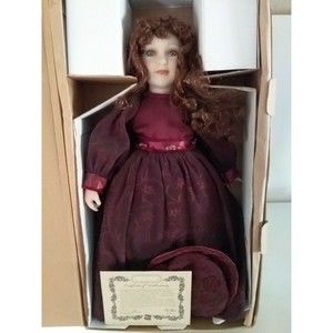 Vtg Russ Victorian Grace Collection 19” Porcelain Doll Limited Edition In Box